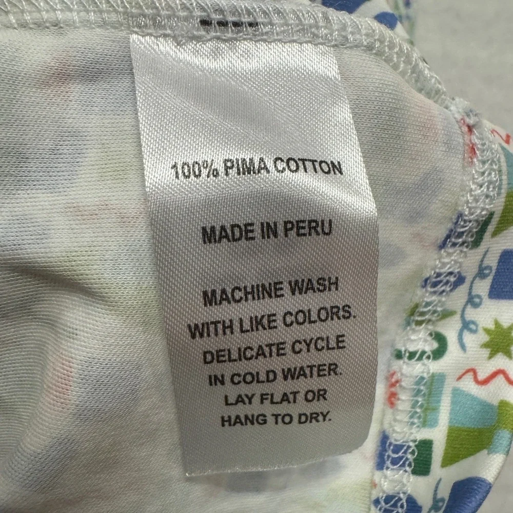 Lila & Hayes Christmas Pima Cotton Pajama Set 12-18M‎ Green Holiday Henley NWT